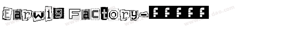Earwig Factory字体转换